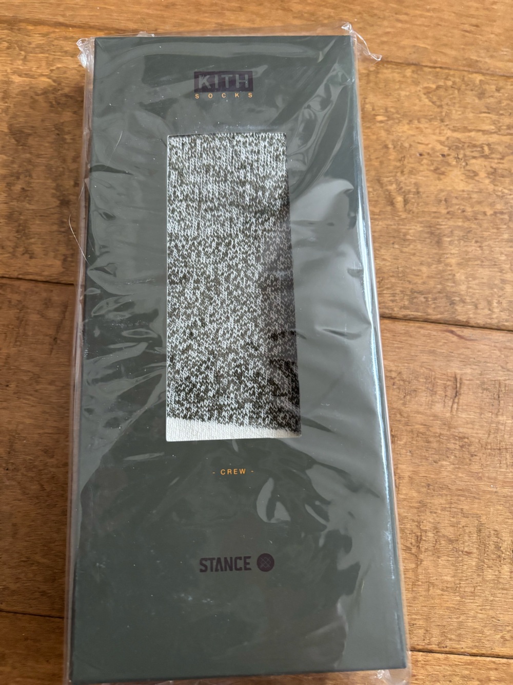 Kith x Stance Mossad Crew Socks Olive Green Limited Edition